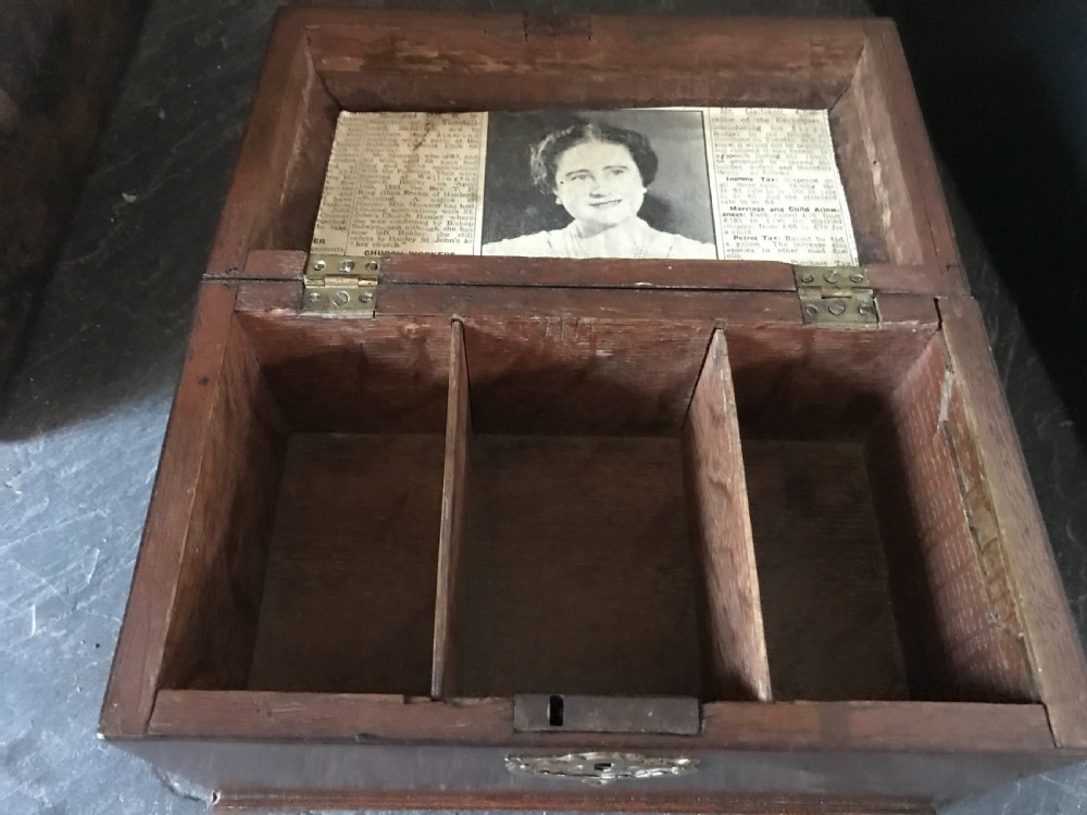 A George III  Secret Drawer Mahogany Tea Caddy  View VI