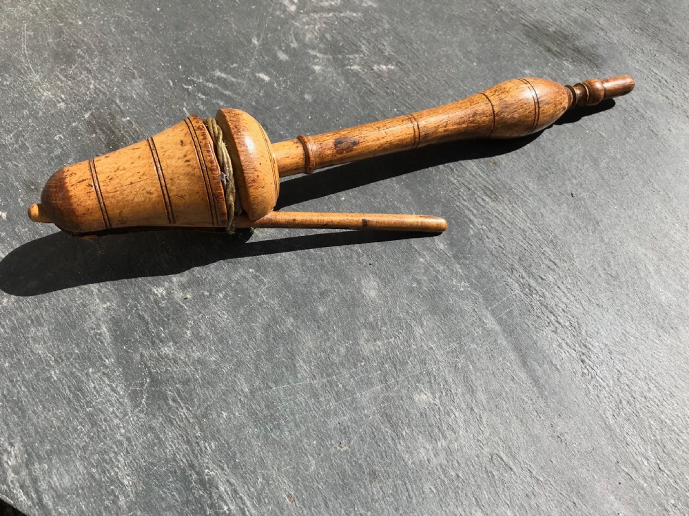 Antique treen teachers clicker