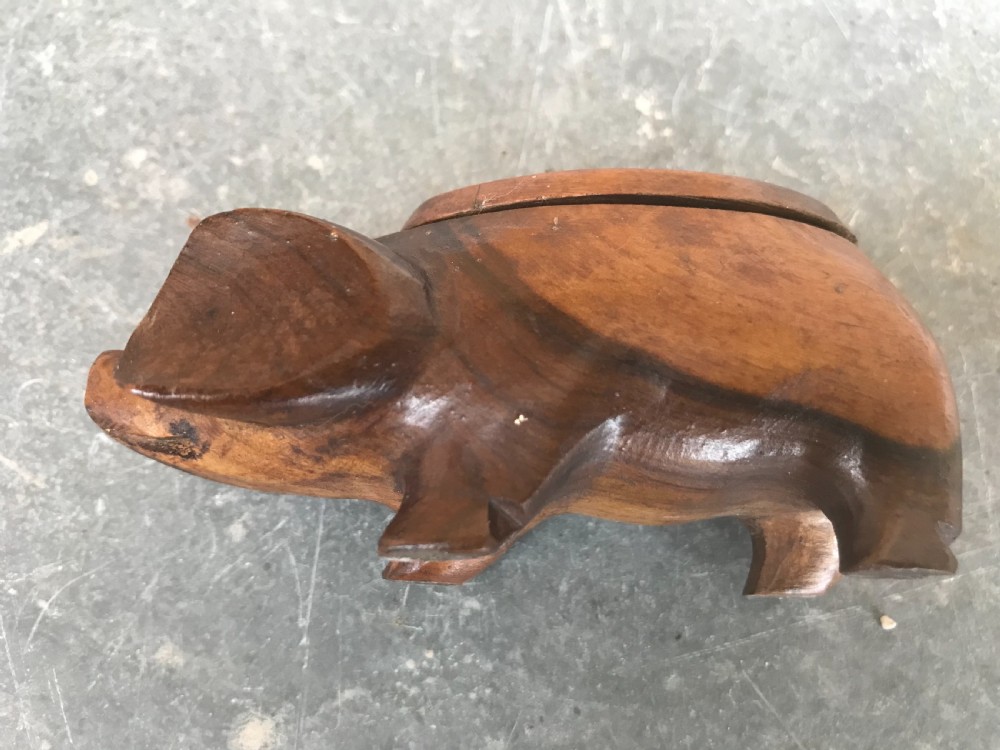 Antique Snuff Box - Pig View III
