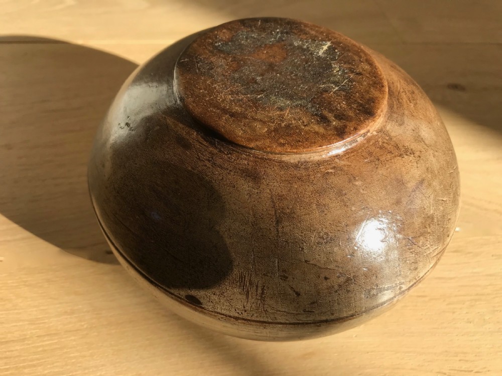 A large Sized Antique Mealey Beg - treen View III