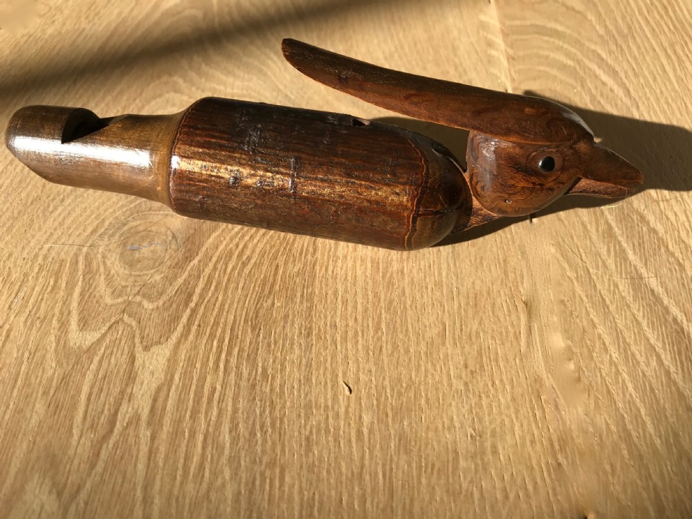 An early 20th century carved bird call View II