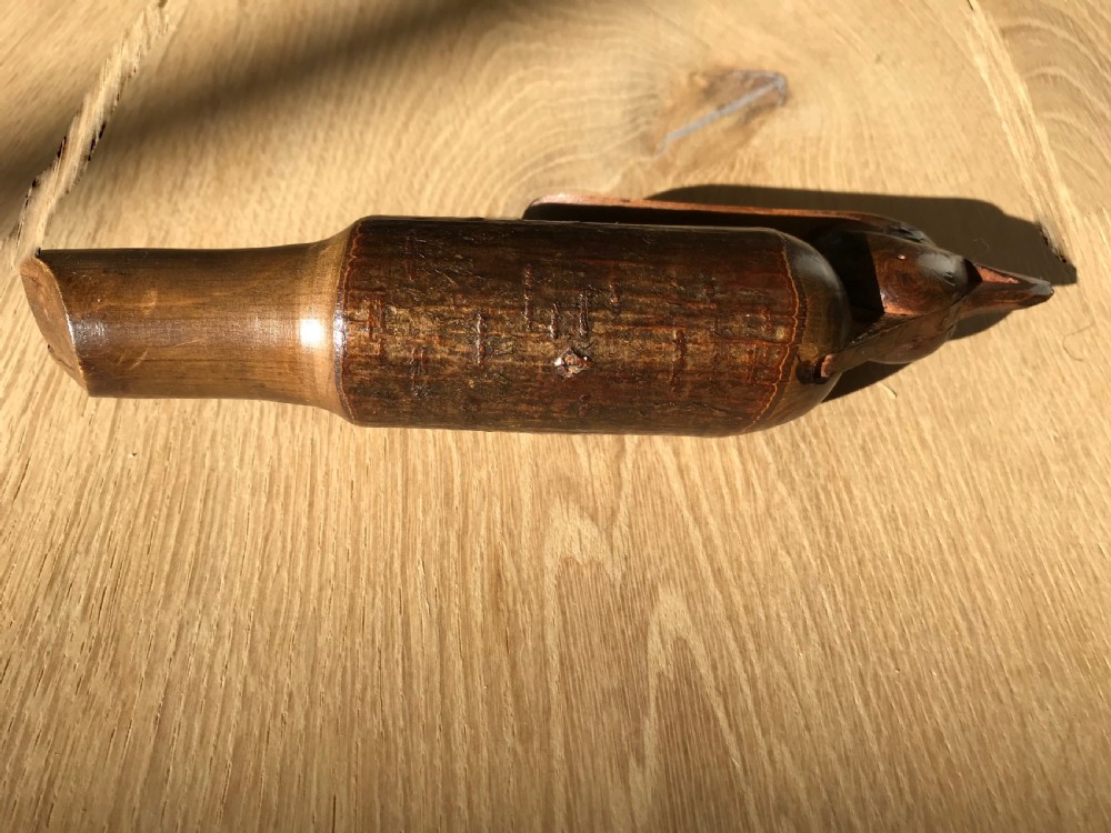 An early 20th century carved bird call View III