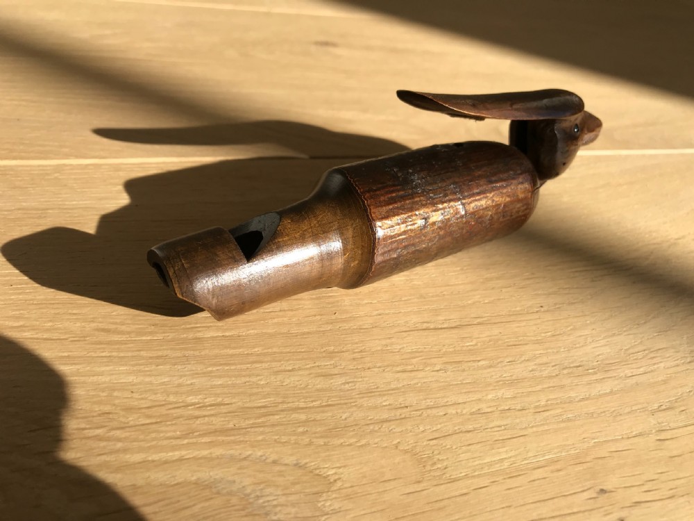 An early 20th century carved bird call View IV