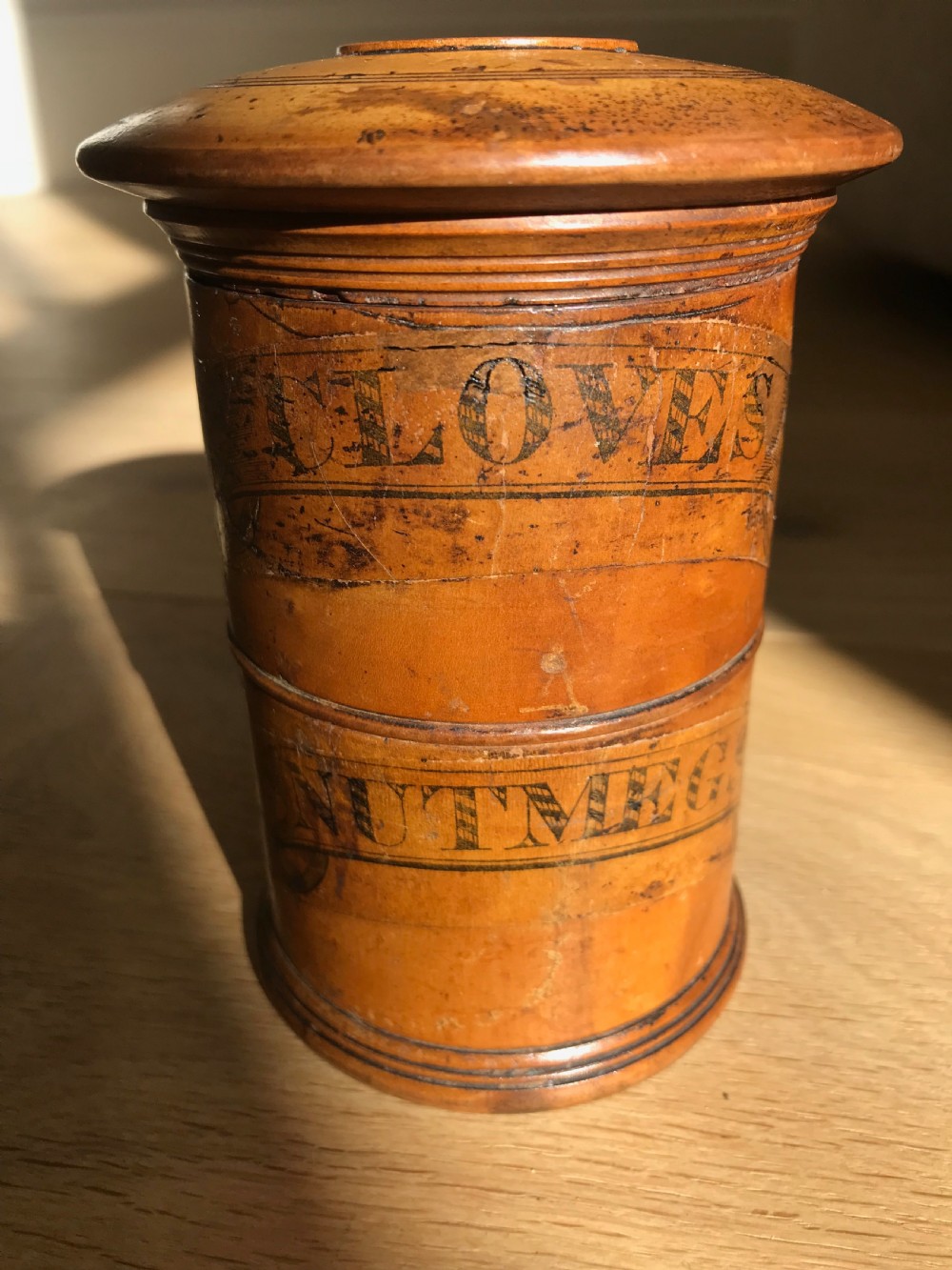 Antique Treen Spice Towers View II