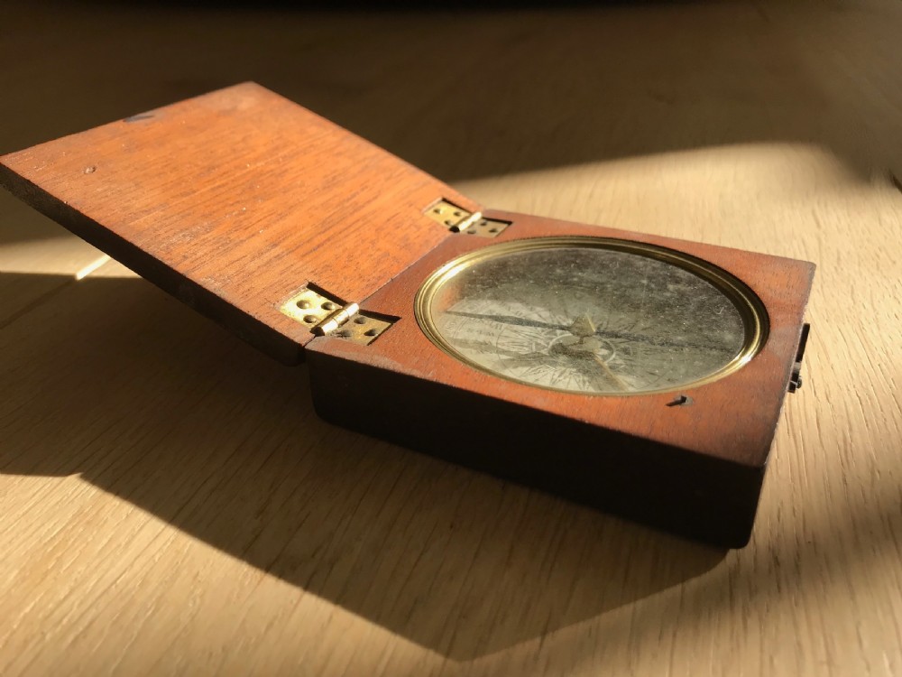 Antique Explorer's Compass - treen View III
