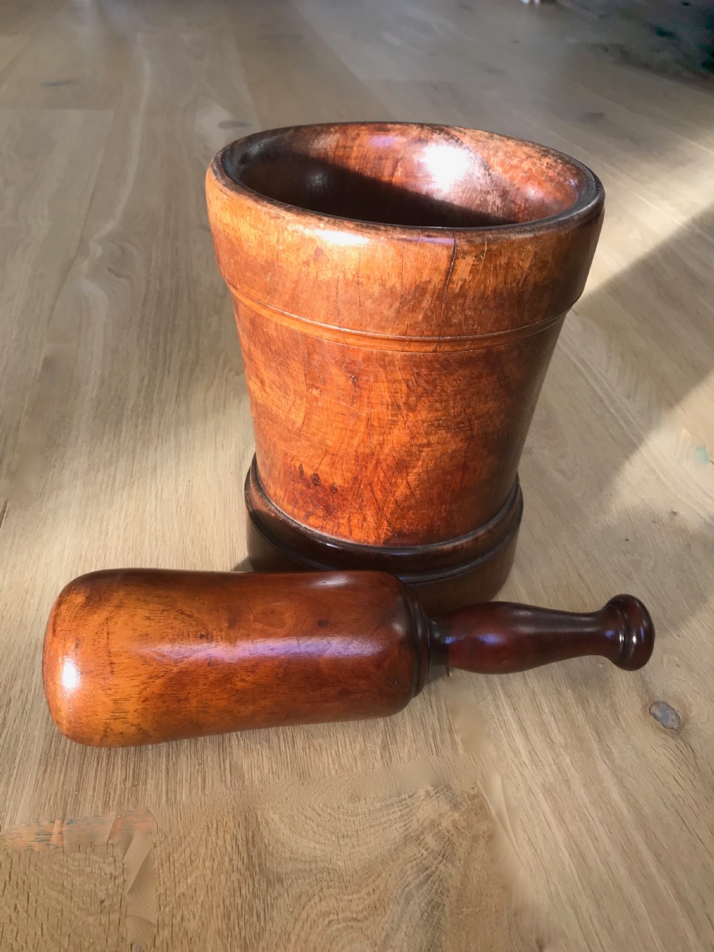 A Large 18th Century Pestle & Mortar - treen View II
