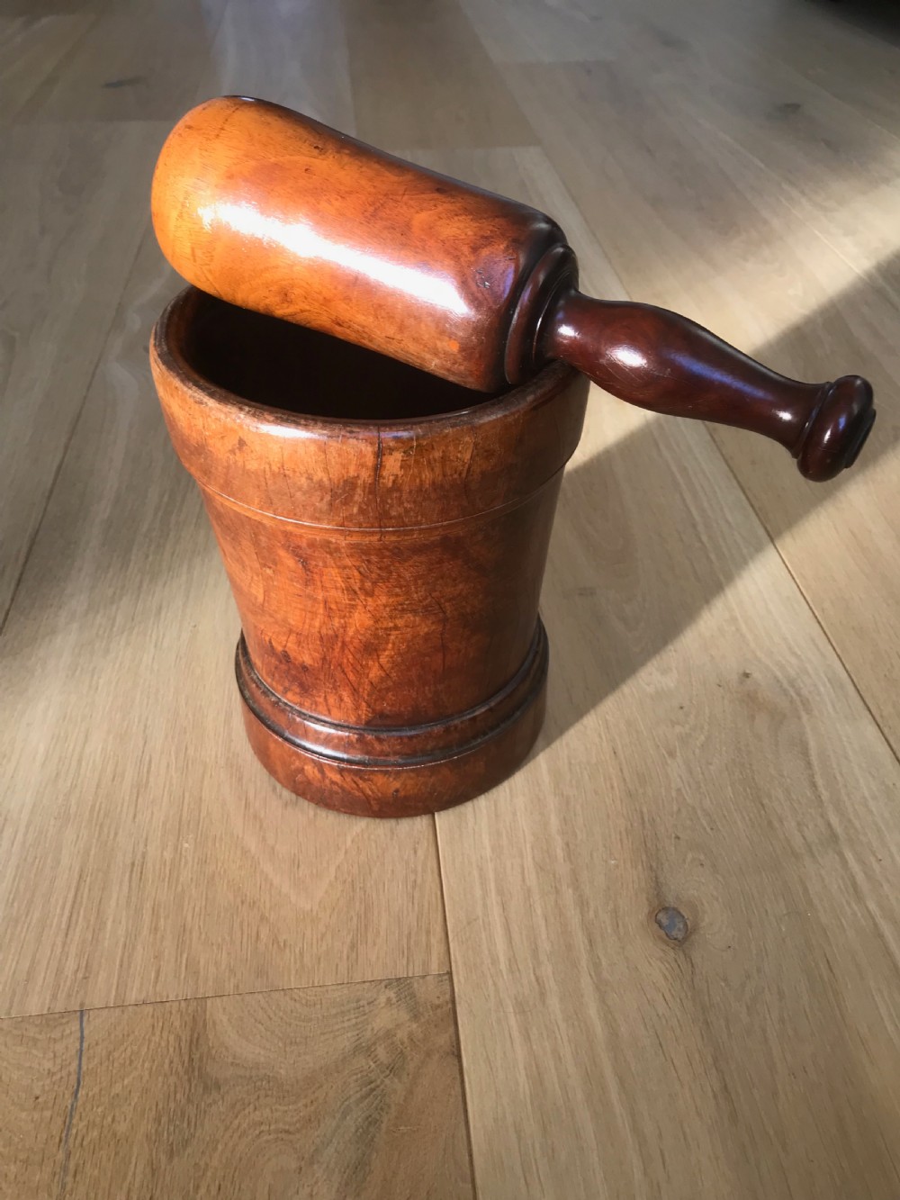 A Large 18th Century Pestle & Mortar - treen View III