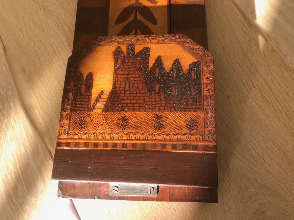 Antique Irish Killarney Book Slide - treen View IV