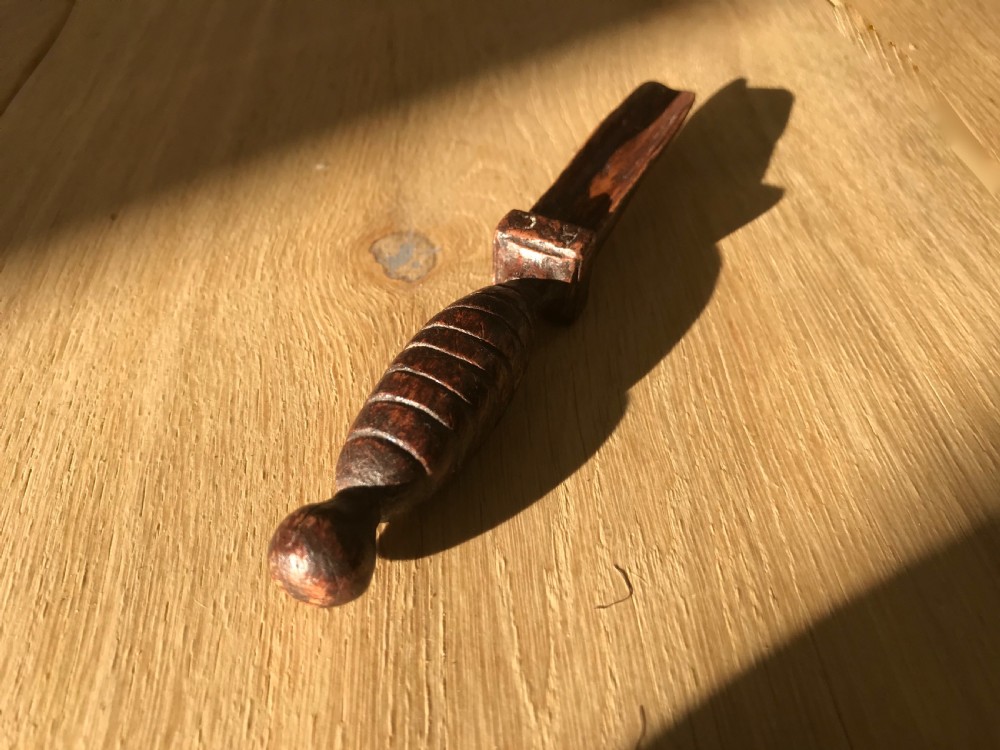 Antique Dated Apple or Cheese Scoop - 1791 View II