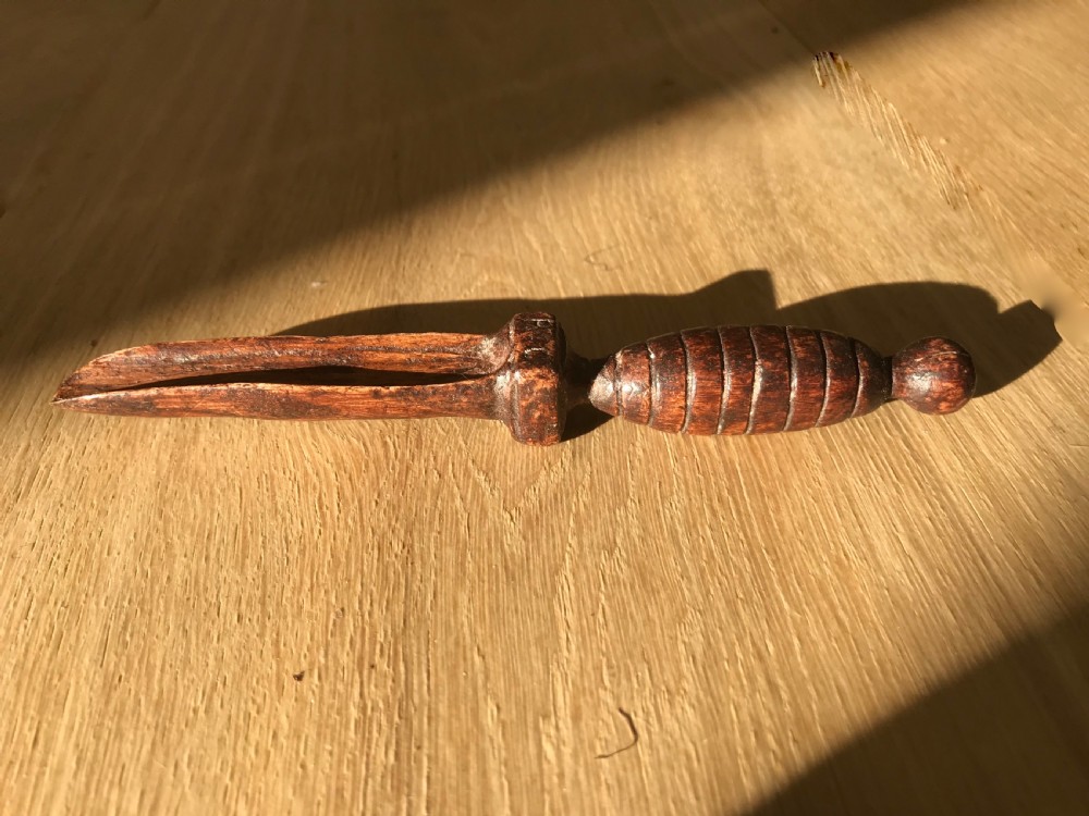 Antique Dated Apple or Cheese Scoop - 1791 View III