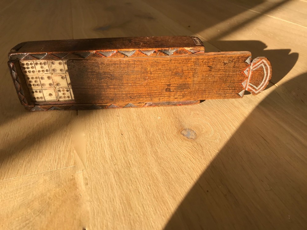 Early 19th Century Dominoes - Double Nines View III