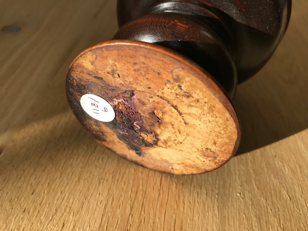 Antique Pounce Pot - treen View III