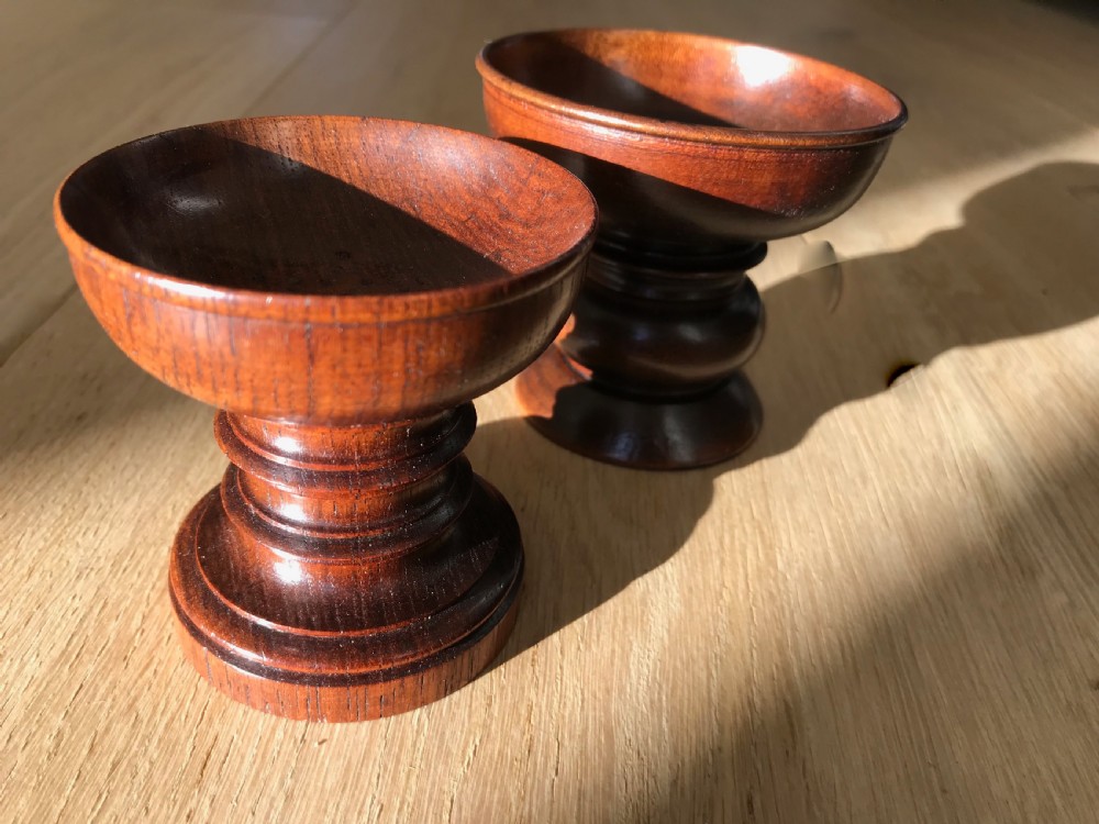 Antique Pounce Pot - treen View IV