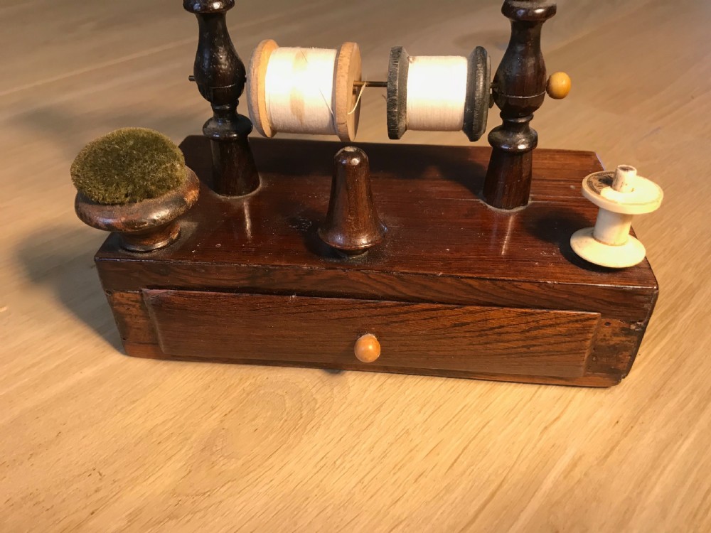 Antique Rosewood Sewing Companion View III