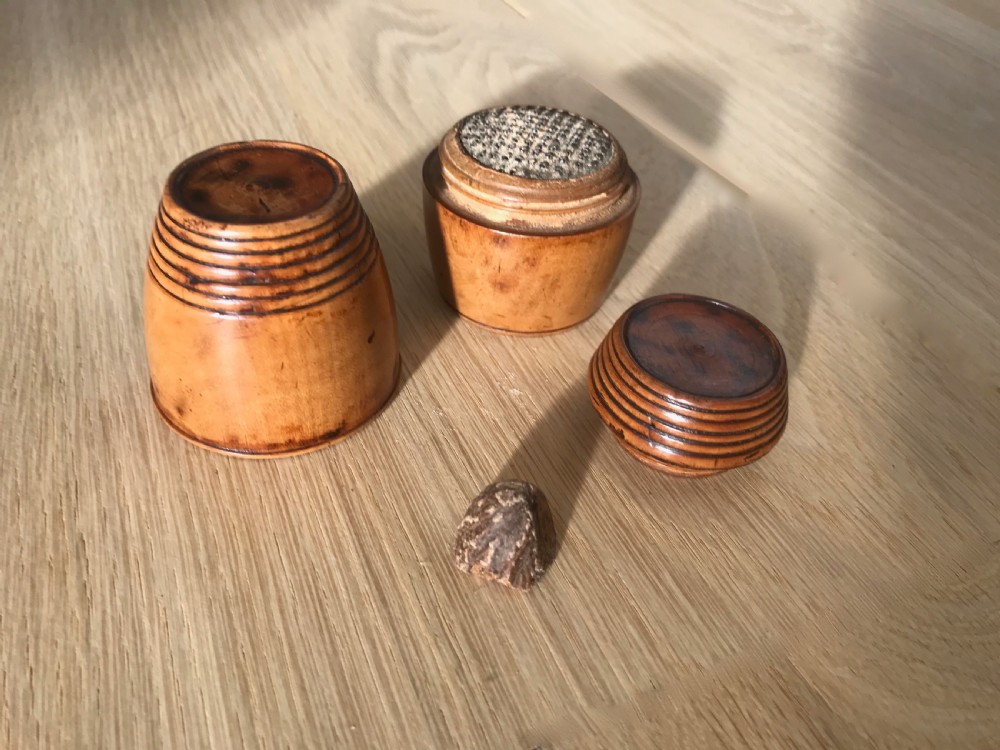 Antique Treen Nutmeg Graters View III