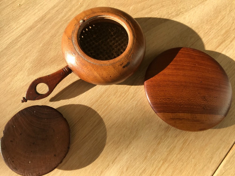 Antique Treen Nutmeg Graters View V