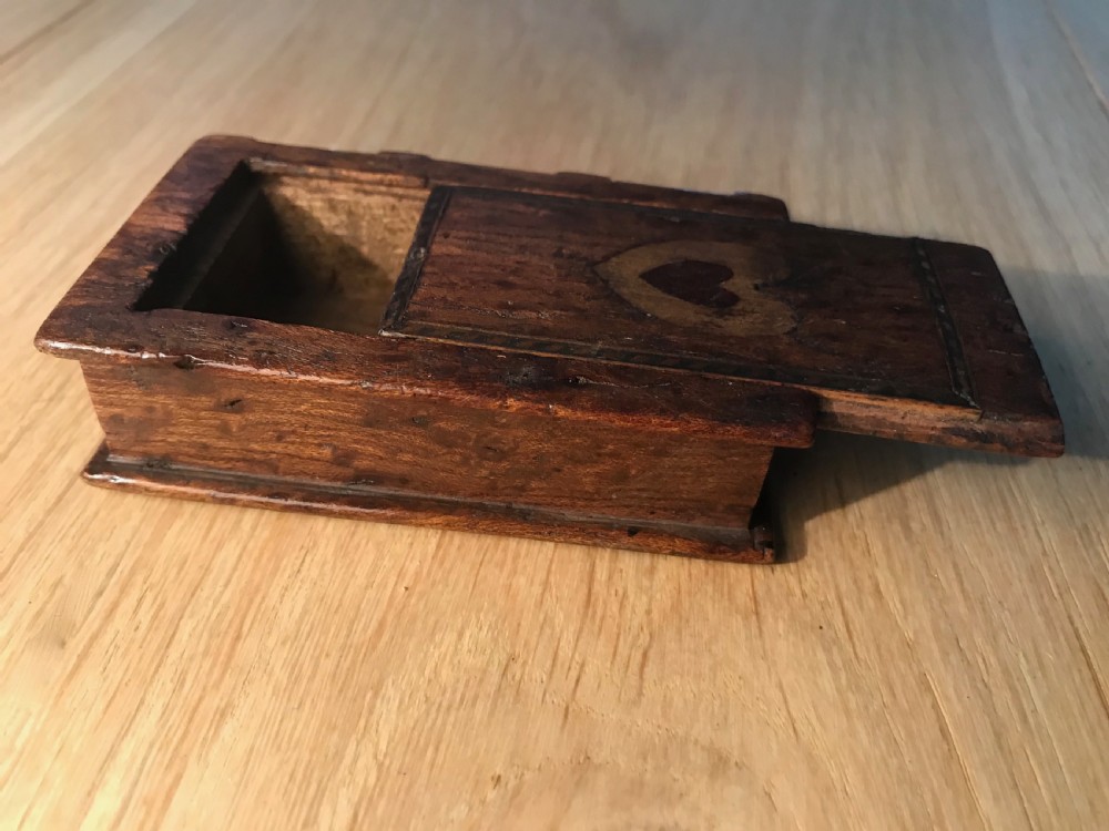 Antique Snuff Box - Book Form Treen View IV