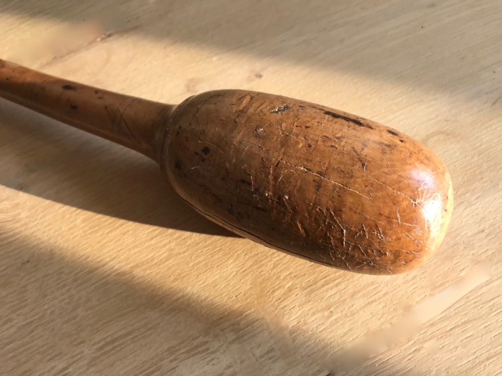 Antique Fleam Hammer - Treen View II