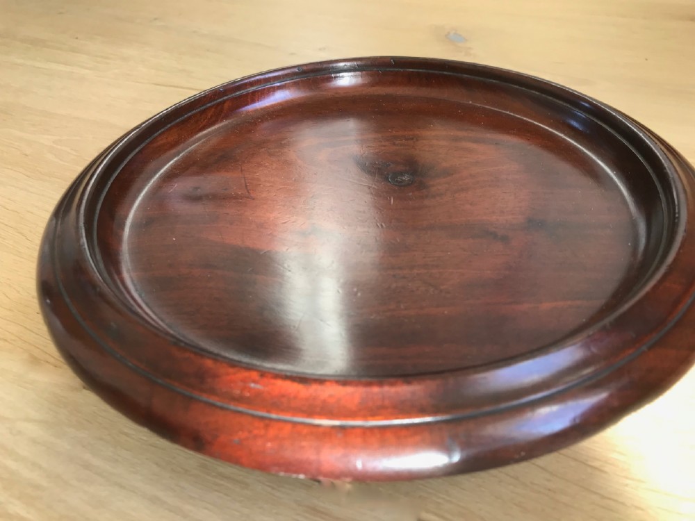 A Large Antique Wine Coaster on Casters View III