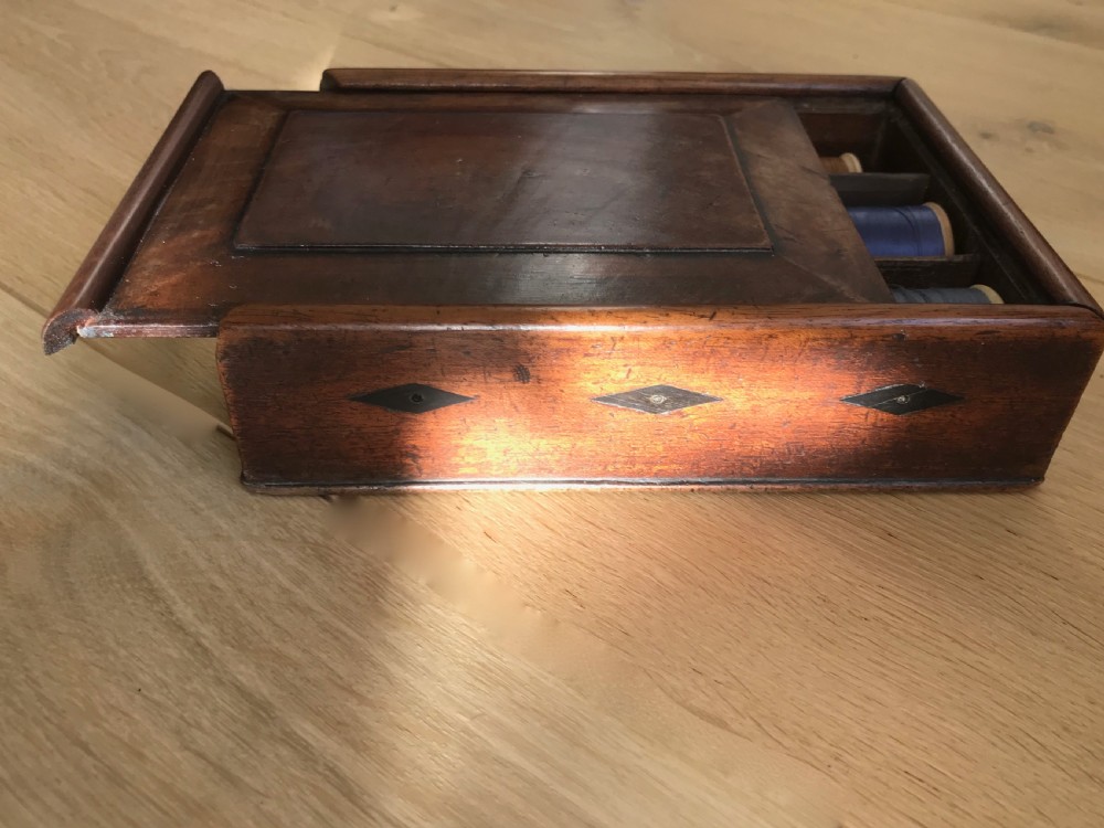An early 19th century cotton reel box View IV
