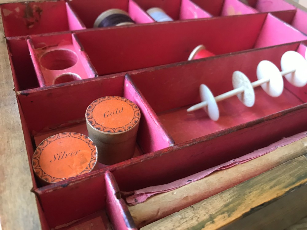 An 19th Century Tunbridge Ware Sewing & Writing Box View II
