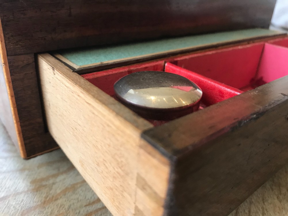An 19th Century Tunbridge Ware Sewing & Writing Box View III
