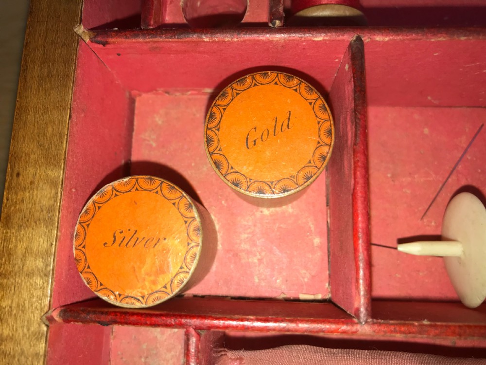 An 19th Century Tunbridge Ware Sewing & Writing Box View V