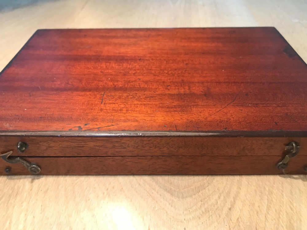 Antique Alphabet Box - learn to spell/write View IV