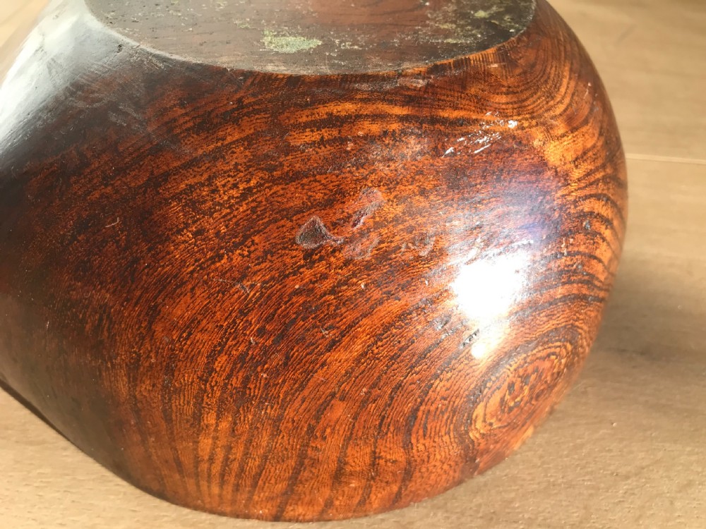 Antique Elm Beer Scoop - large size View III