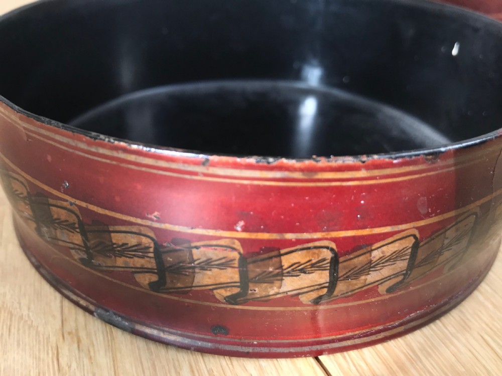 A Pair Of Regency Red Gilt Papier- Mache Wine Coaster View II