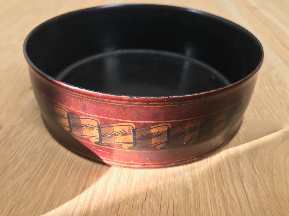 A Pair Of Regency Red Gilt Papier- Mache Wine Coaster View V