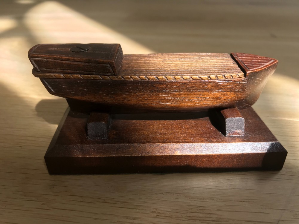 Antique Snuff Box - Ships Hull