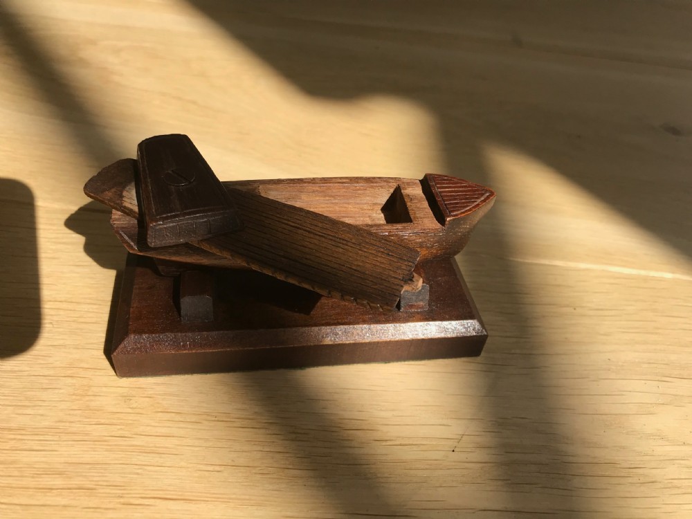 Antique Snuff Box - Ships Hull View II