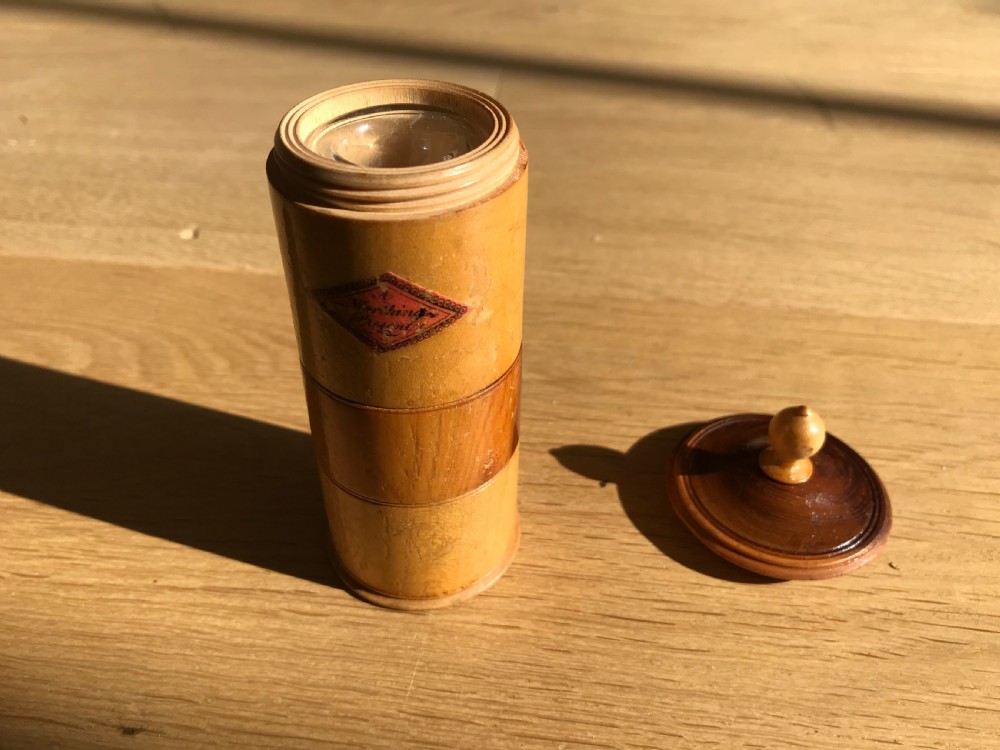 An unusual  Tunbridge Ware antique penner - treen View III
