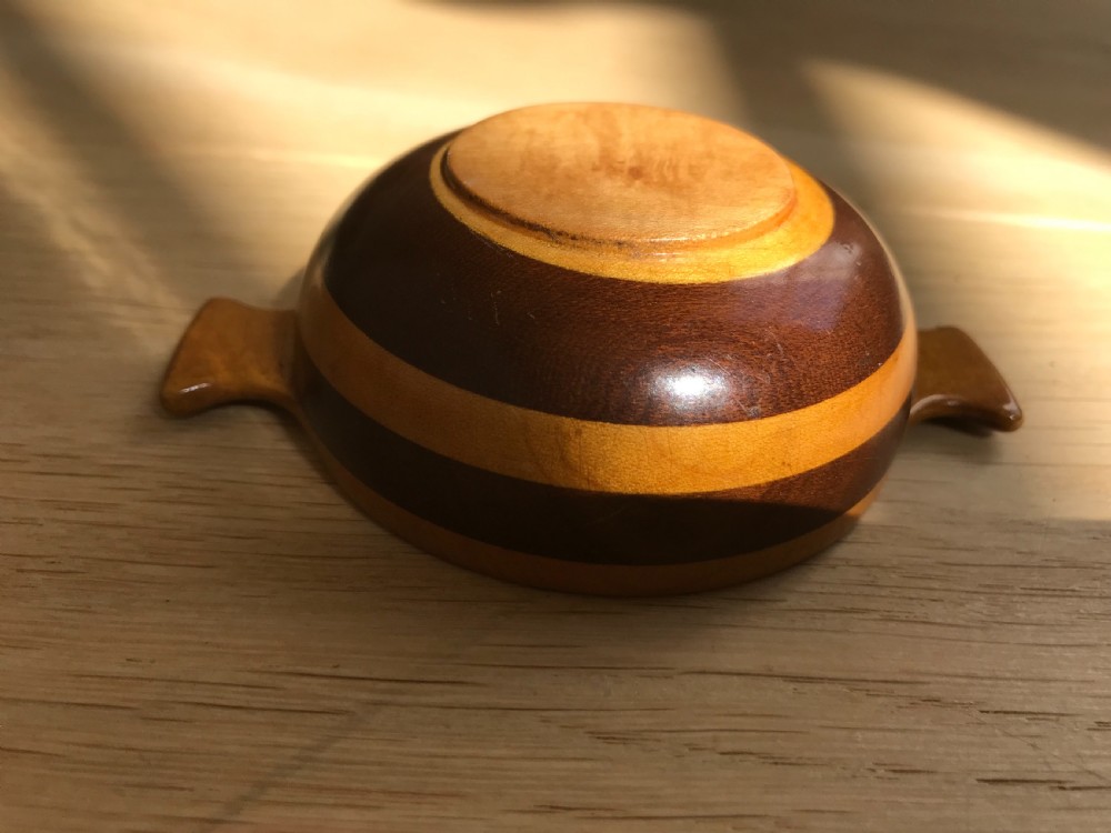 An antique Scottish treen Quaich View II
