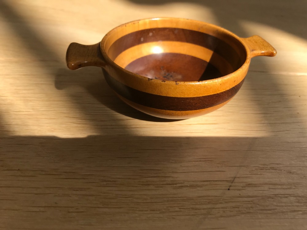 An antique Scottish treen Quaich View III