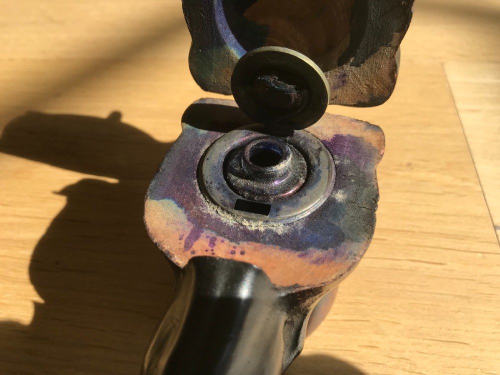 Antique Dog's Head Ink Well View IV