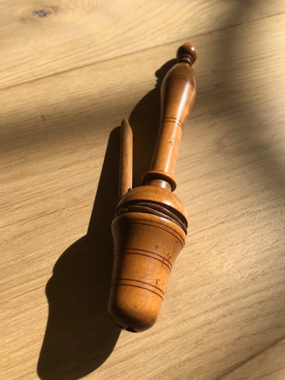 Antique Treen Teachers Clicker