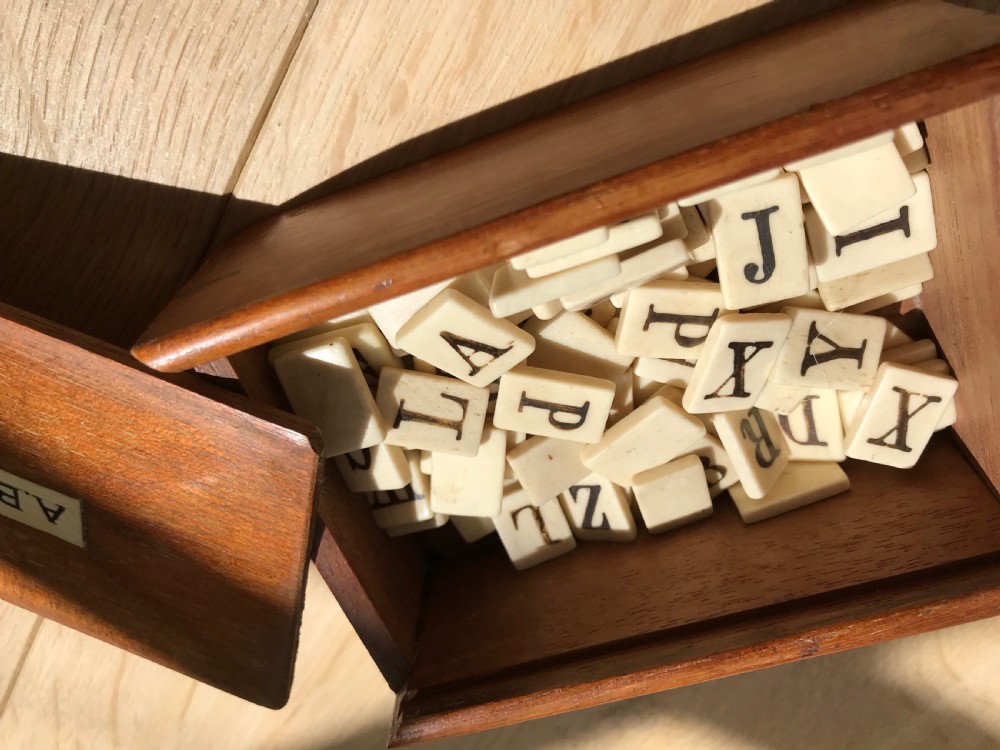 Antique Alphabet & Spelling Box View III