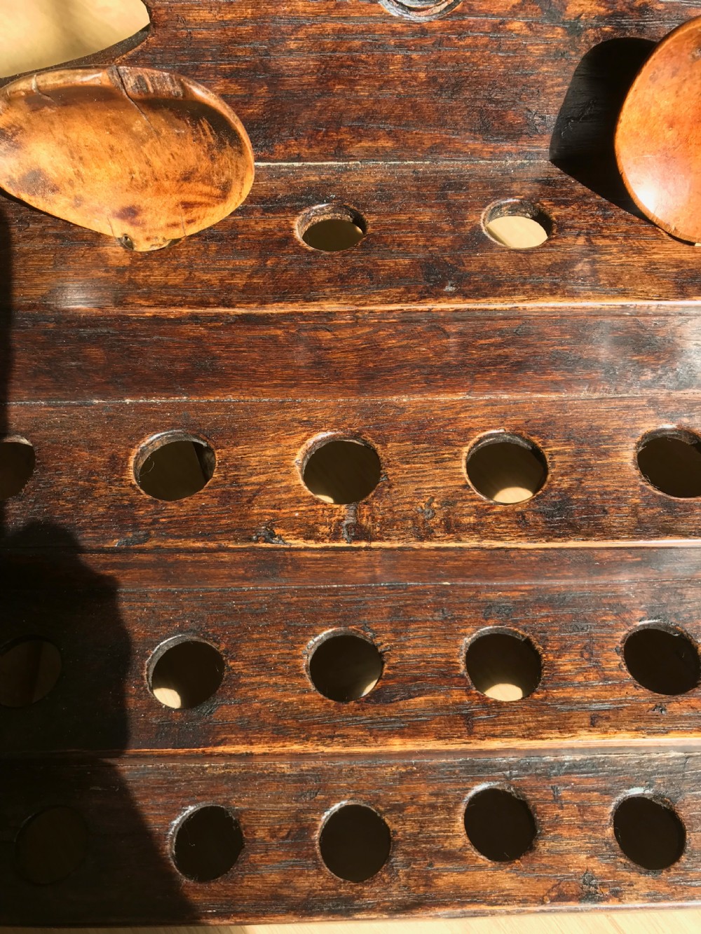 Antique Welsh Oak Spoon Rack View IV