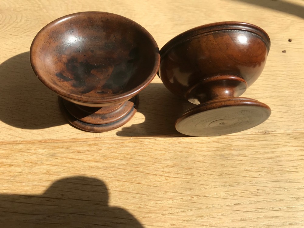 18th Century Pair of Salts - treen View III