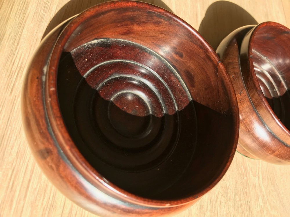 A Pair of Georgian Wine Coasters - treen View IV