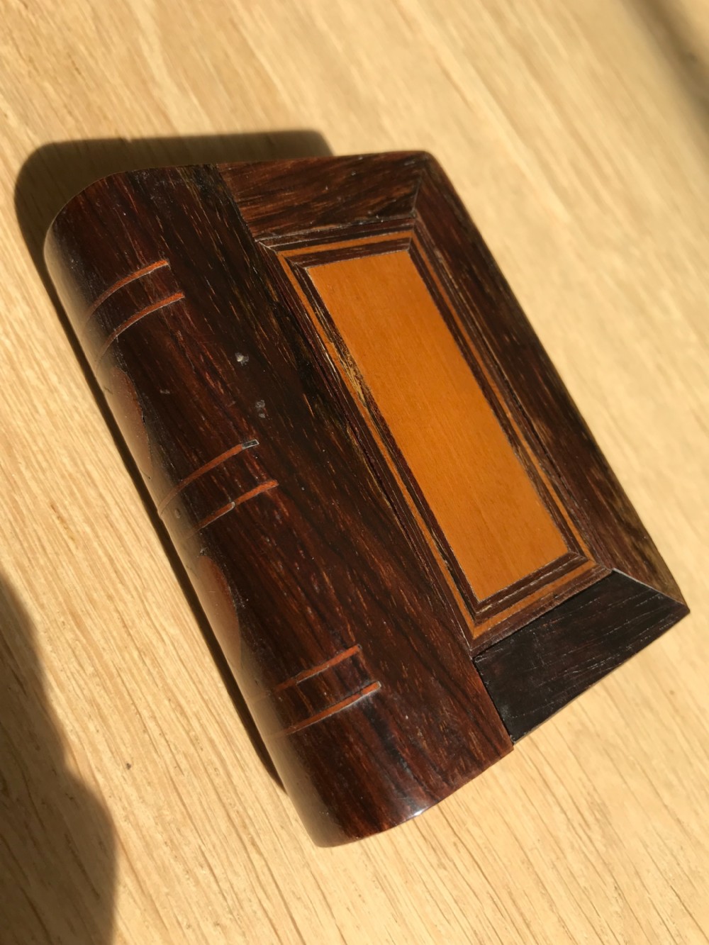 Antique Snuff Box - Puzzle Book Box View IV