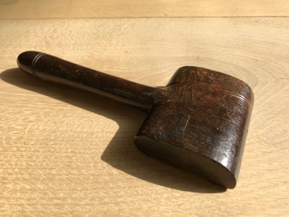 Antique Sailmakers Liner or Press - Small size - treen