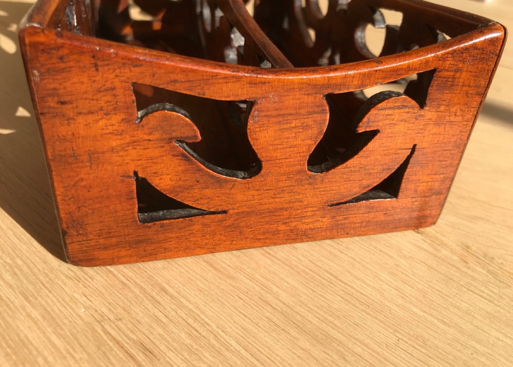 Antique Mahogany Desk Tidy View III