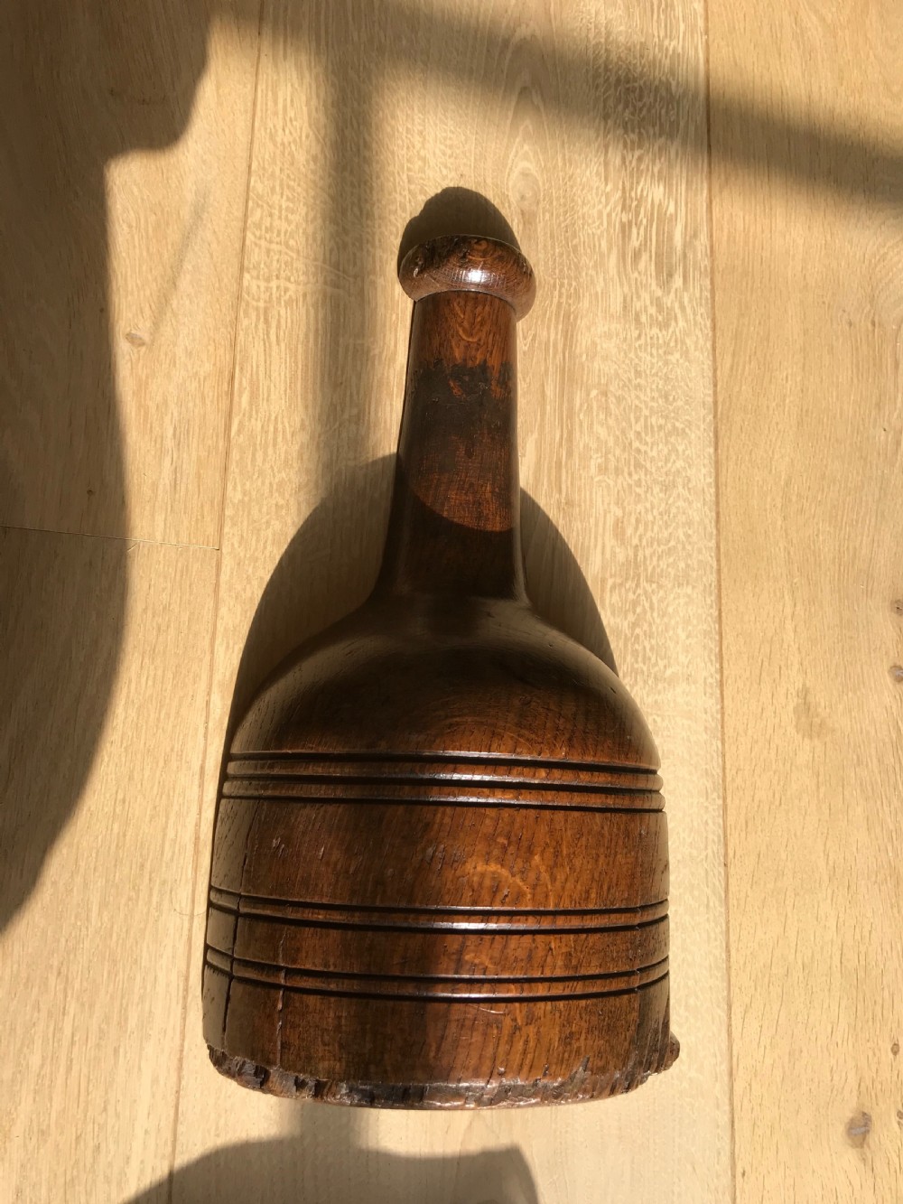 A Georgian Door Stop - shape of wine bottle View II