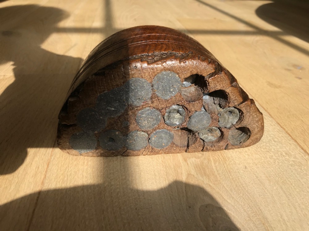 A Georgian Door Stop - shape of wine bottle View III
