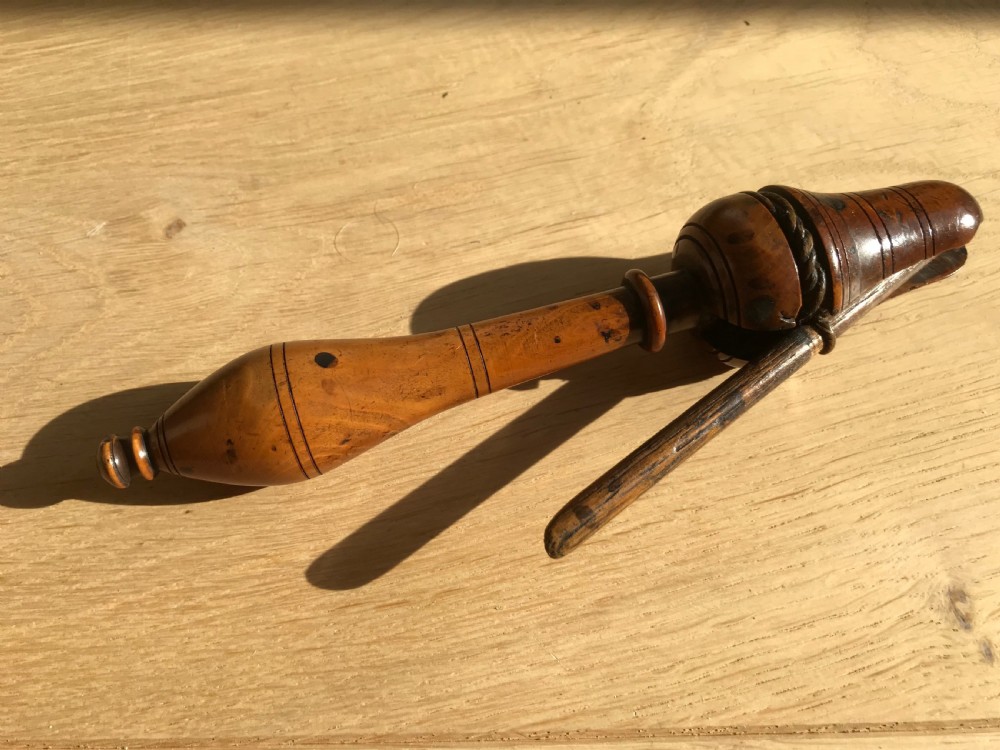 Antique Treen Teachers Clicker