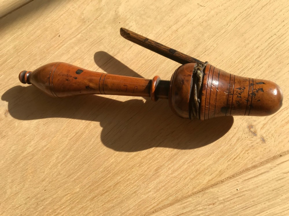 Antique Treen Teachers Clicker View II