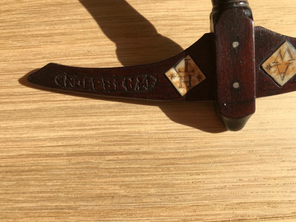 Antique Welsh Niddy Noddy - small size treen View IV